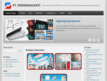 Tablet Screenshot of nirwanasakti.com